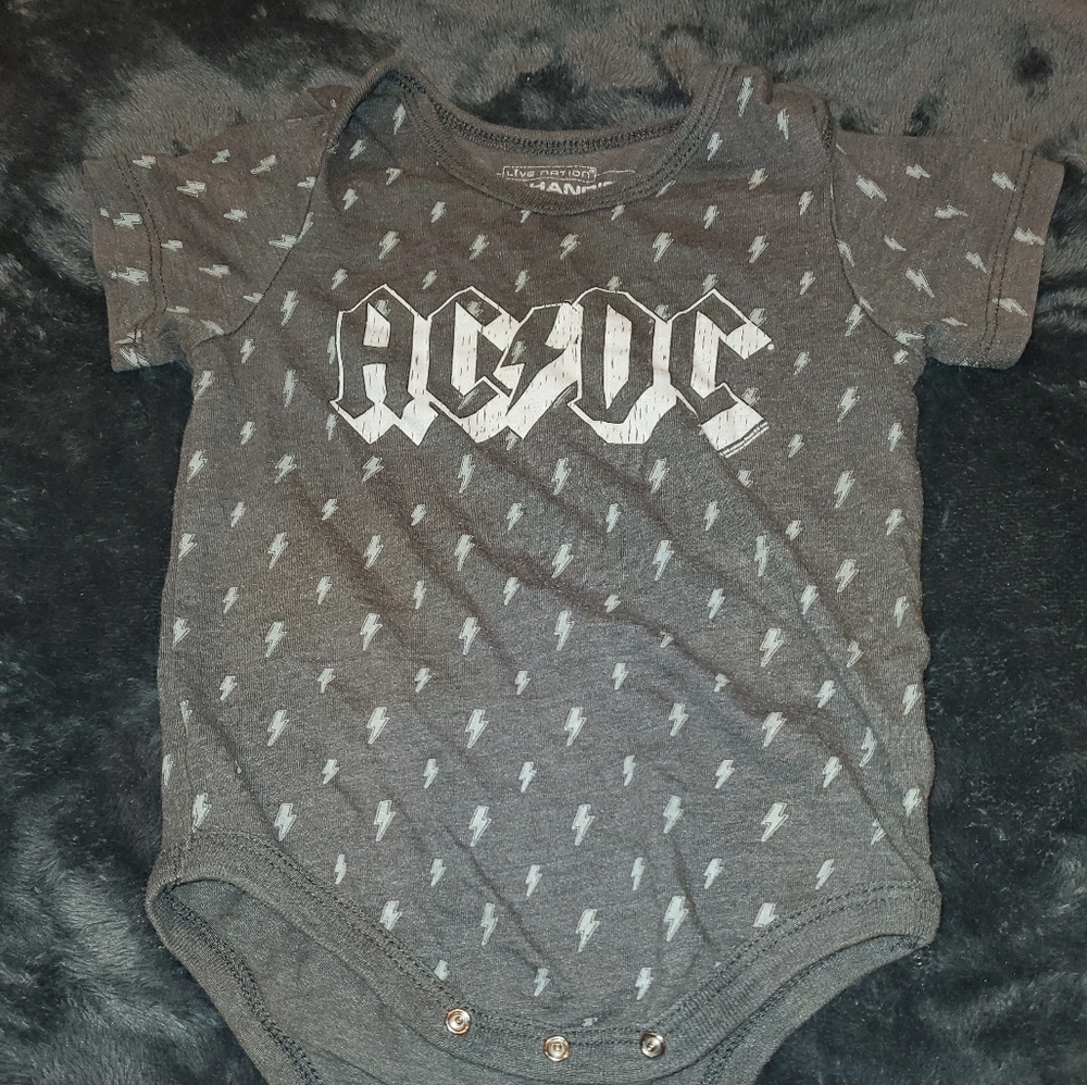 Vintage ACDC onsie